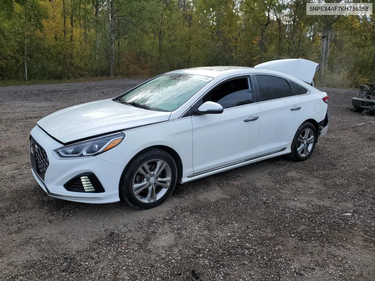 2019 Hyundai Sonata Limited VIN: 5NPE34AF7KH756258 Lot: 74338114