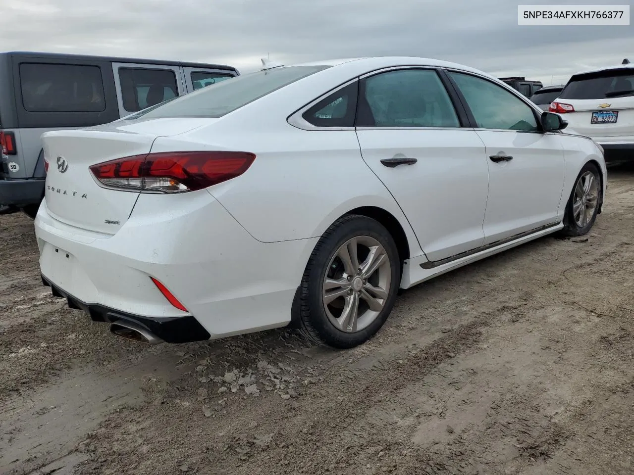 2019 Hyundai Sonata Limited VIN: 5NPE34AFXKH766377 Lot: 74615034