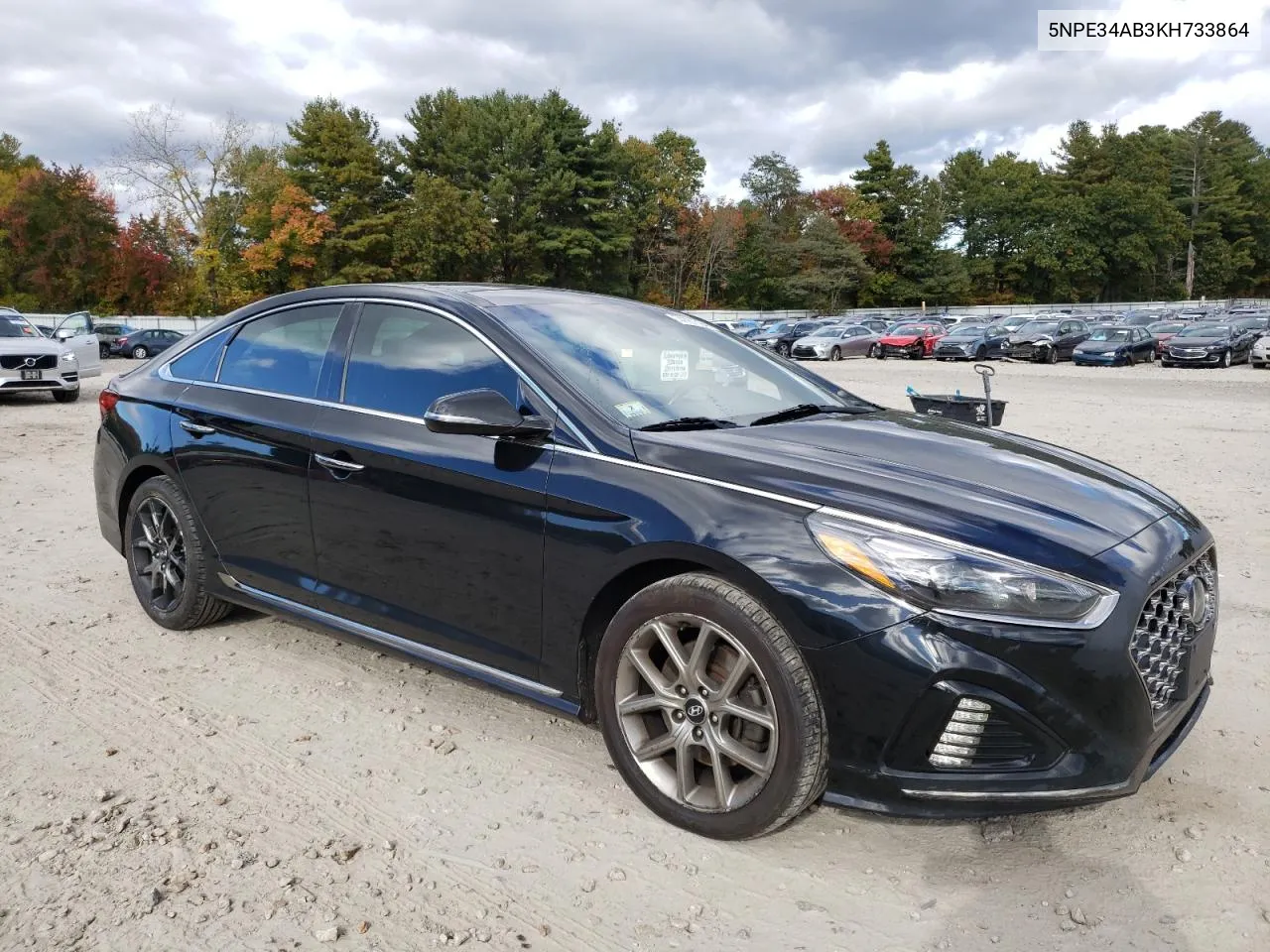 2019 Hyundai Sonata Limited Turbo VIN: 5NPE34AB3KH733864 Lot: 74767394