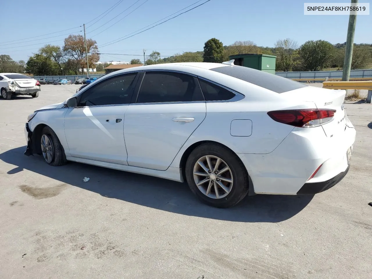 2019 Hyundai Sonata Se VIN: 5NPE24AF8KH758619 Lot: 75367704