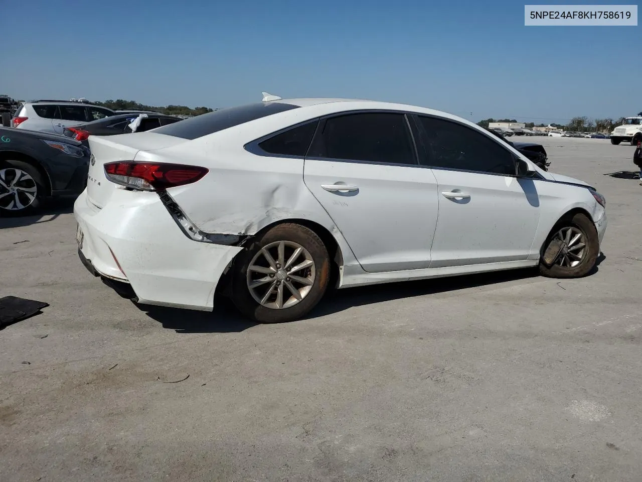 2019 Hyundai Sonata Se VIN: 5NPE24AF8KH758619 Lot: 75367704