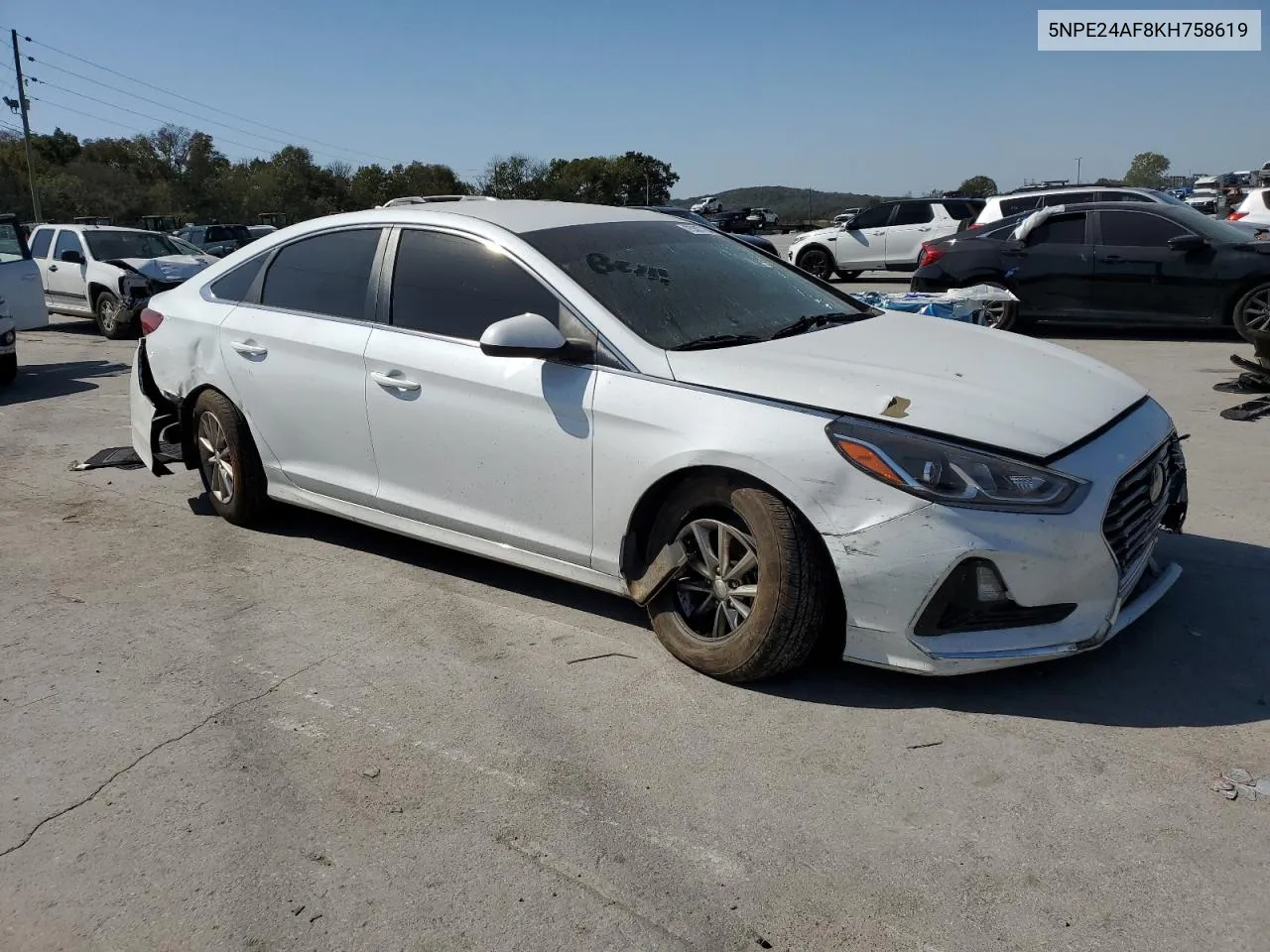 2019 Hyundai Sonata Se VIN: 5NPE24AF8KH758619 Lot: 75367704