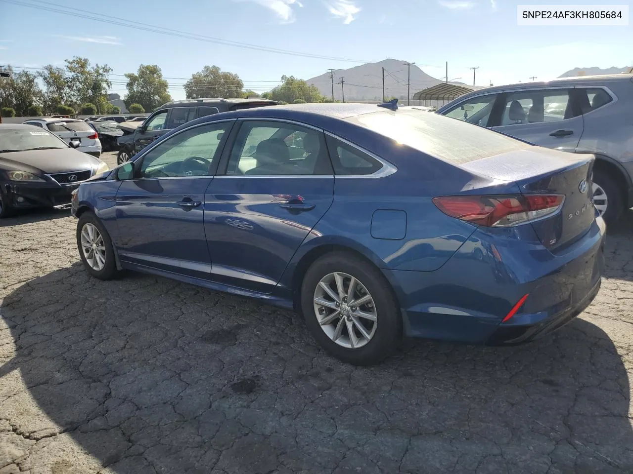 2019 Hyundai Sonata Se VIN: 5NPE24AF3KH805684 Lot: 75736064