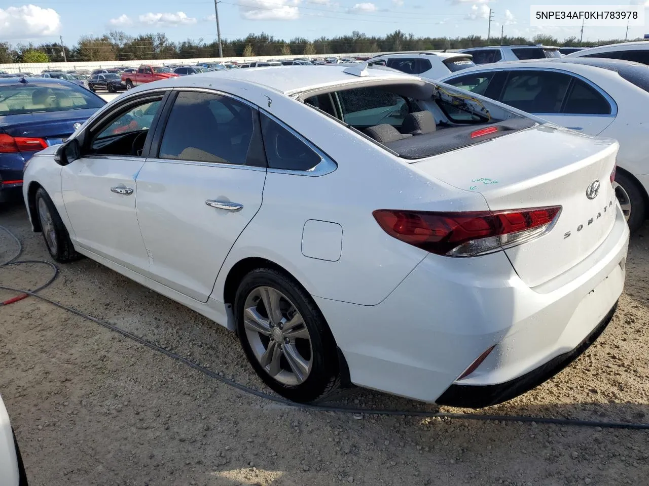 2019 Hyundai Sonata Limited VIN: 5NPE34AF0KH783978 Lot: 75813584