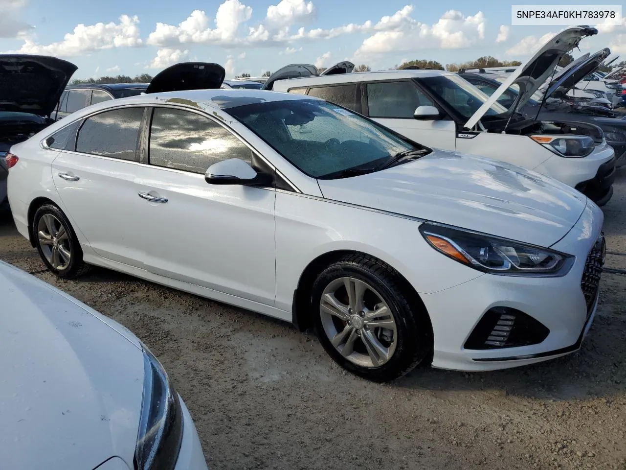 2019 Hyundai Sonata Limited VIN: 5NPE34AF0KH783978 Lot: 75813584