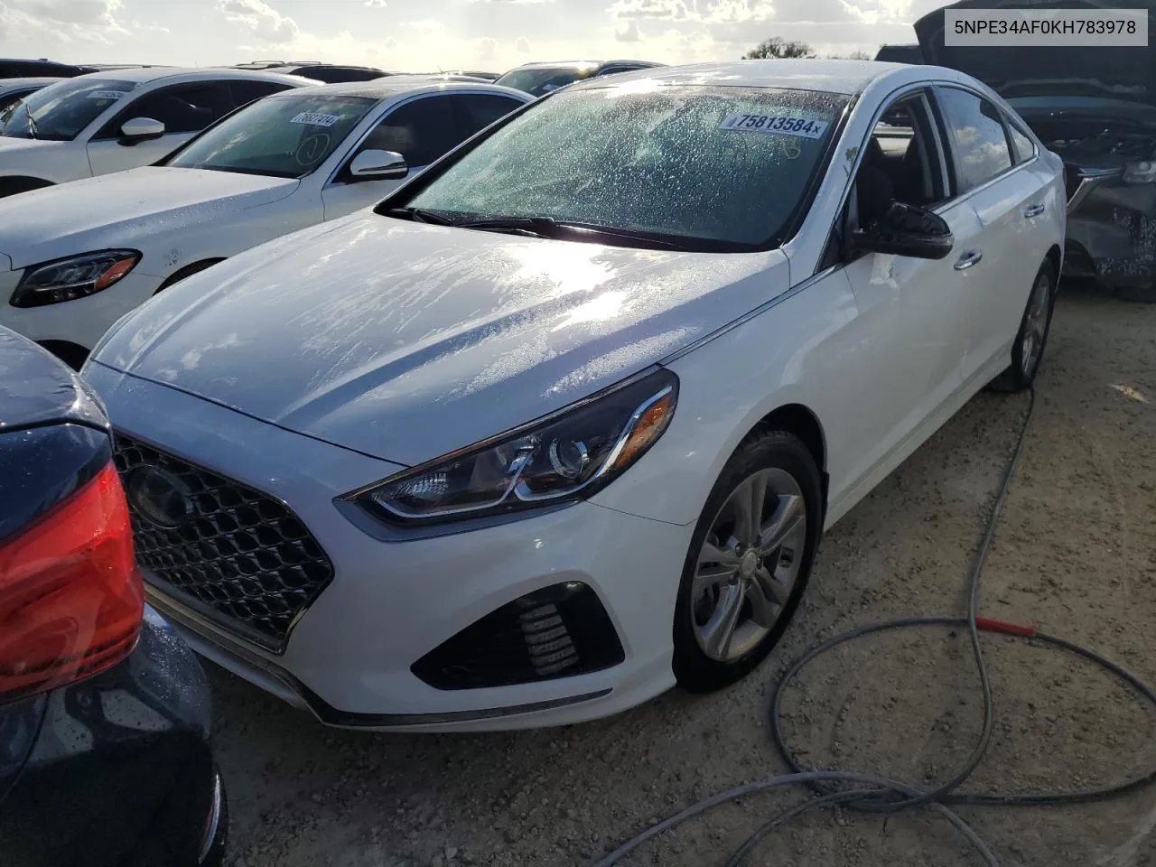 2019 Hyundai Sonata Limited VIN: 5NPE34AF0KH783978 Lot: 75813584