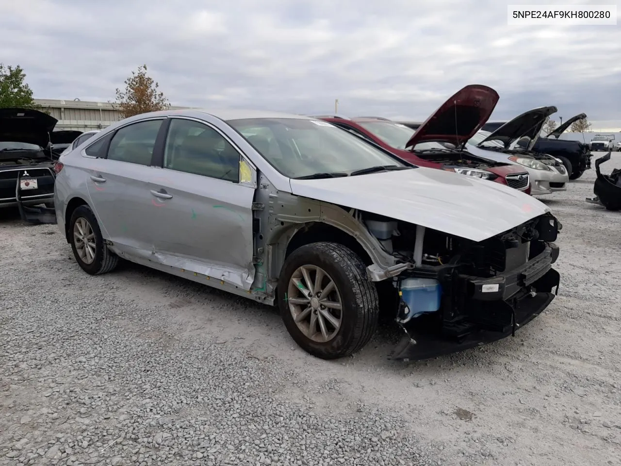 5NPE24AF9KH800280 2019 Hyundai Sonata Se