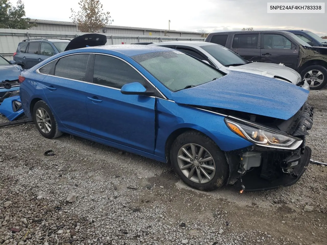 2019 Hyundai Sonata Se VIN: 5NPE24AF4KH783338 Lot: 76024534