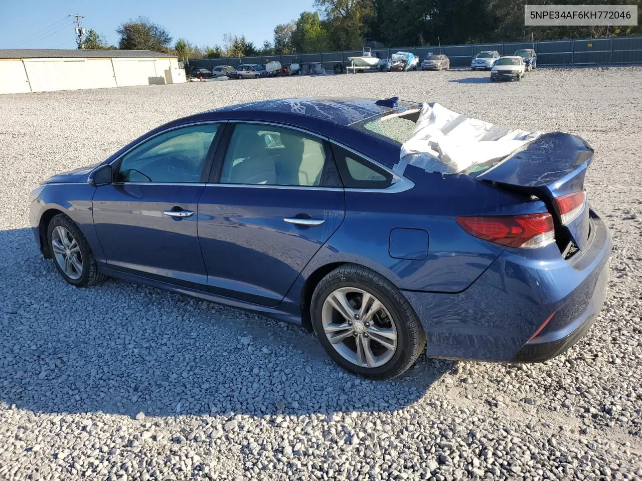 2019 Hyundai Sonata Limited VIN: 5NPE34AF6KH772046 Lot: 76059534