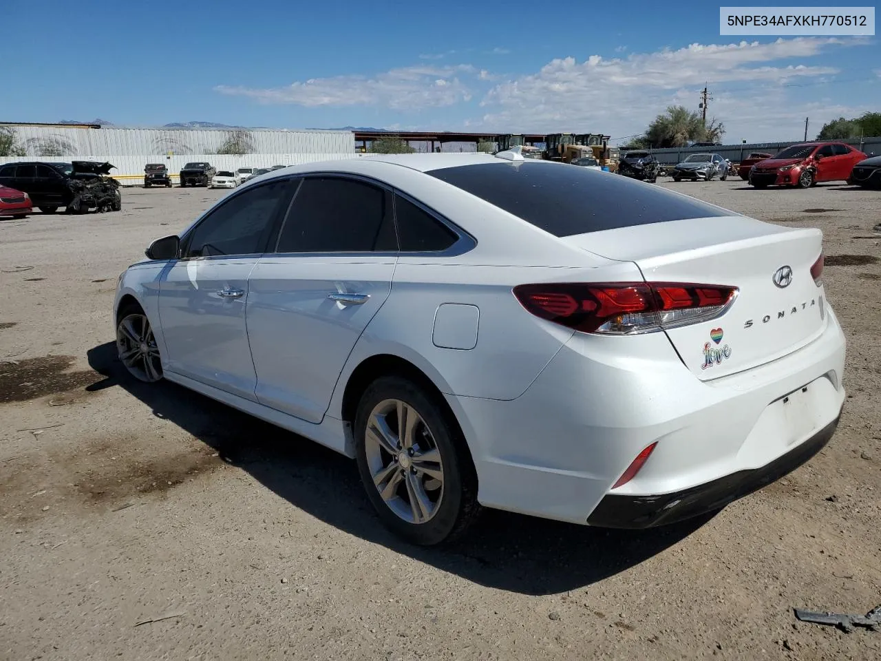 2019 Hyundai Sonata Limited VIN: 5NPE34AFXKH770512 Lot: 76118524