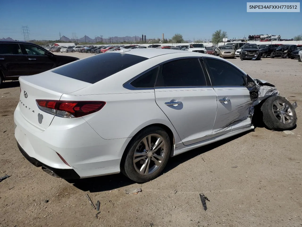 2019 Hyundai Sonata Limited VIN: 5NPE34AFXKH770512 Lot: 76118524