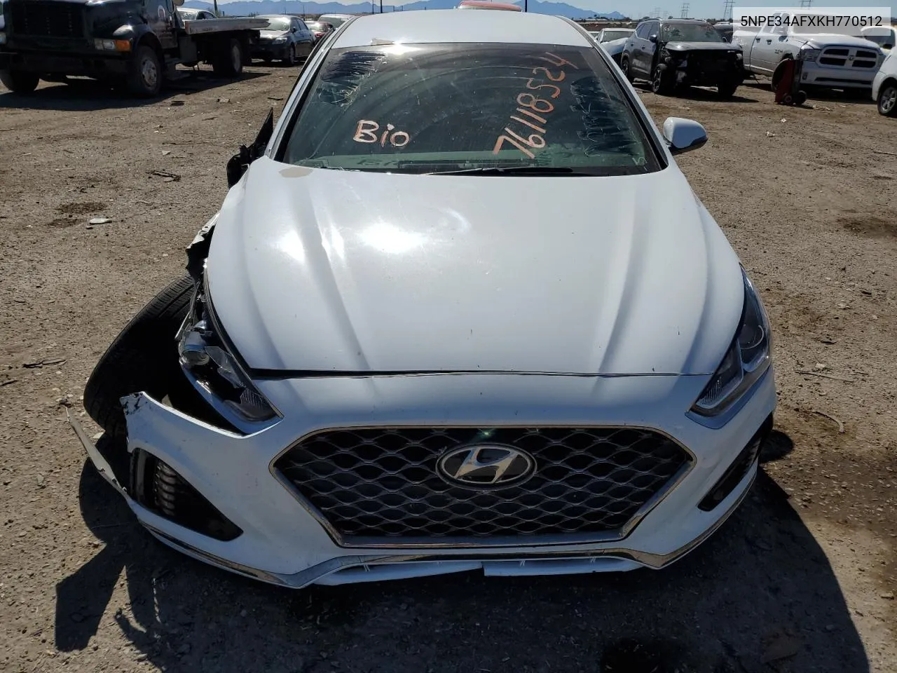 2019 Hyundai Sonata Limited VIN: 5NPE34AFXKH770512 Lot: 76118524