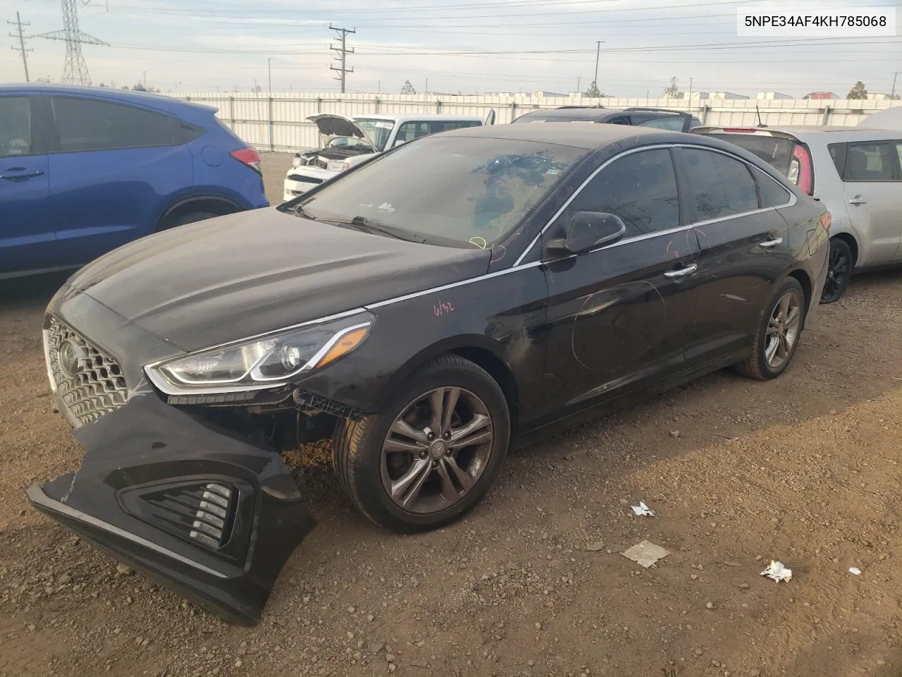 2019 Hyundai Sonata Limited VIN: 5NPE34AF4KH785068 Lot: 76777634