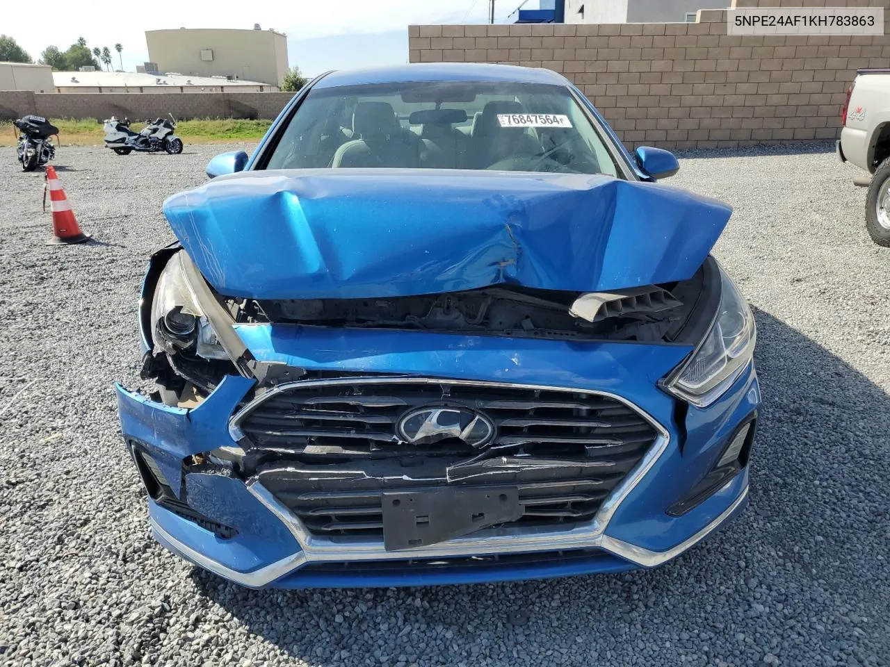 2019 Hyundai Sonata Se VIN: 5NPE24AF1KH783863 Lot: 76847564