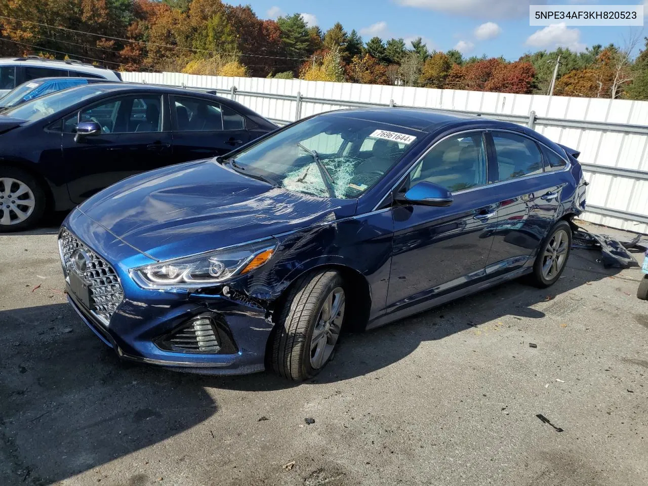 2019 Hyundai Sonata Limited VIN: 5NPE34AF3KH820523 Lot: 76961644