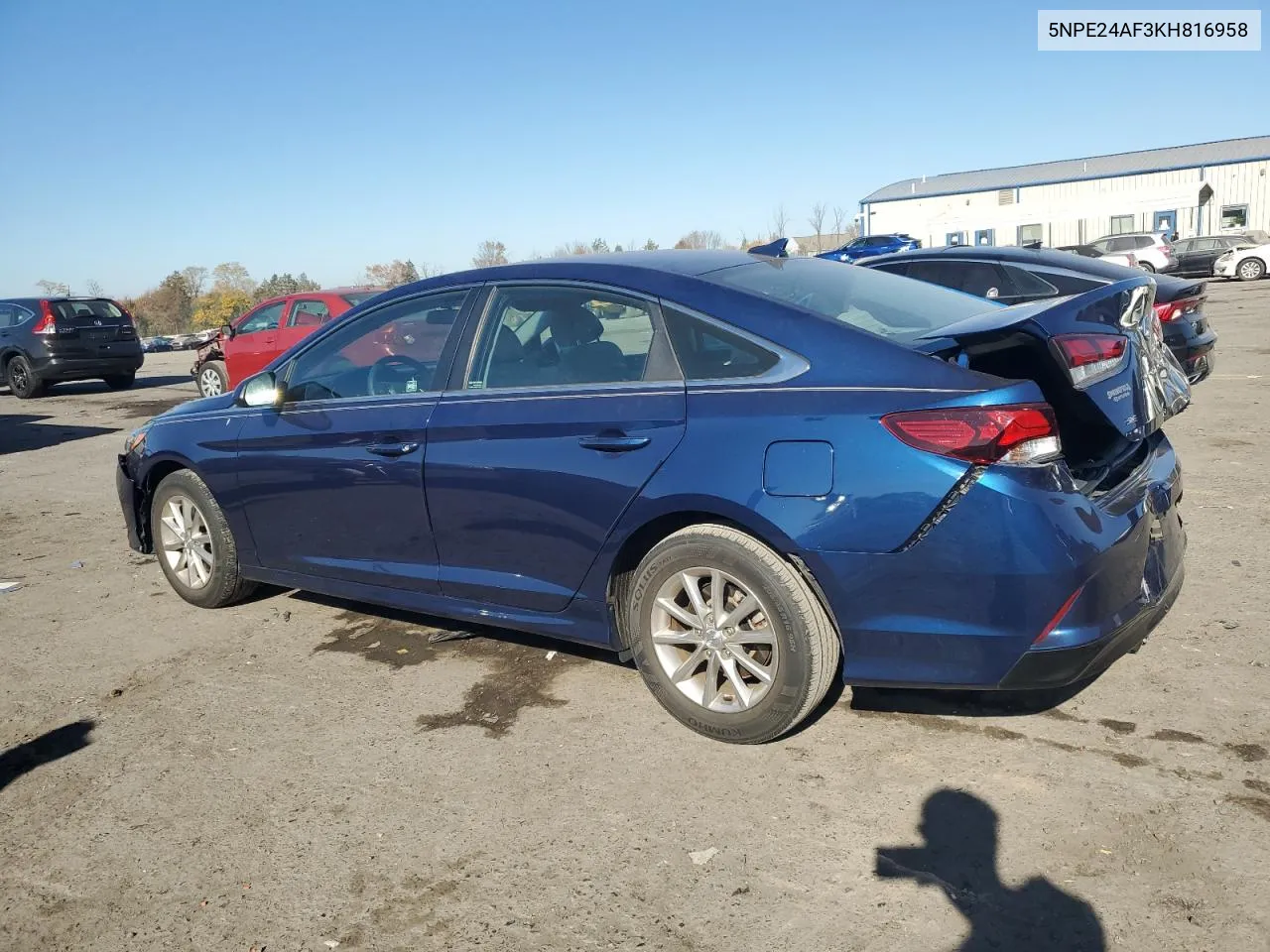 2019 Hyundai Sonata Se VIN: 5NPE24AF3KH816958 Lot: 76986594