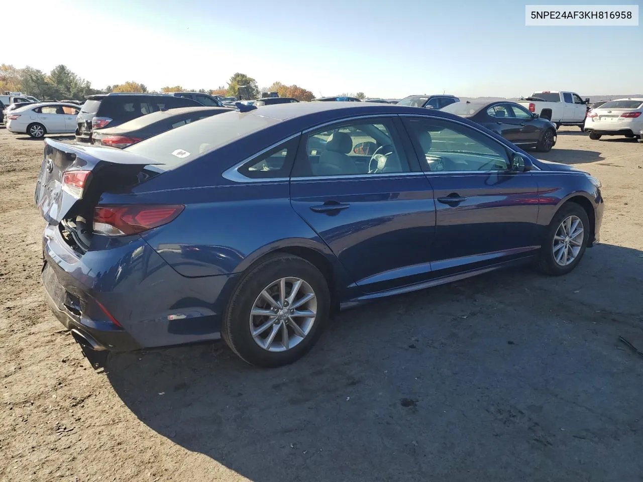 2019 Hyundai Sonata Se VIN: 5NPE24AF3KH816958 Lot: 76986594