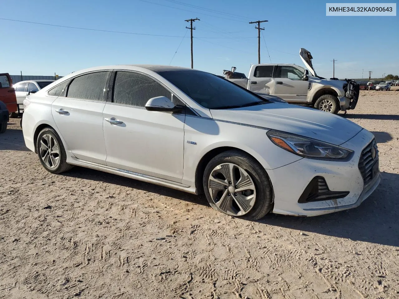 KMHE34L32KA090643 2019 Hyundai Sonata Hybrid