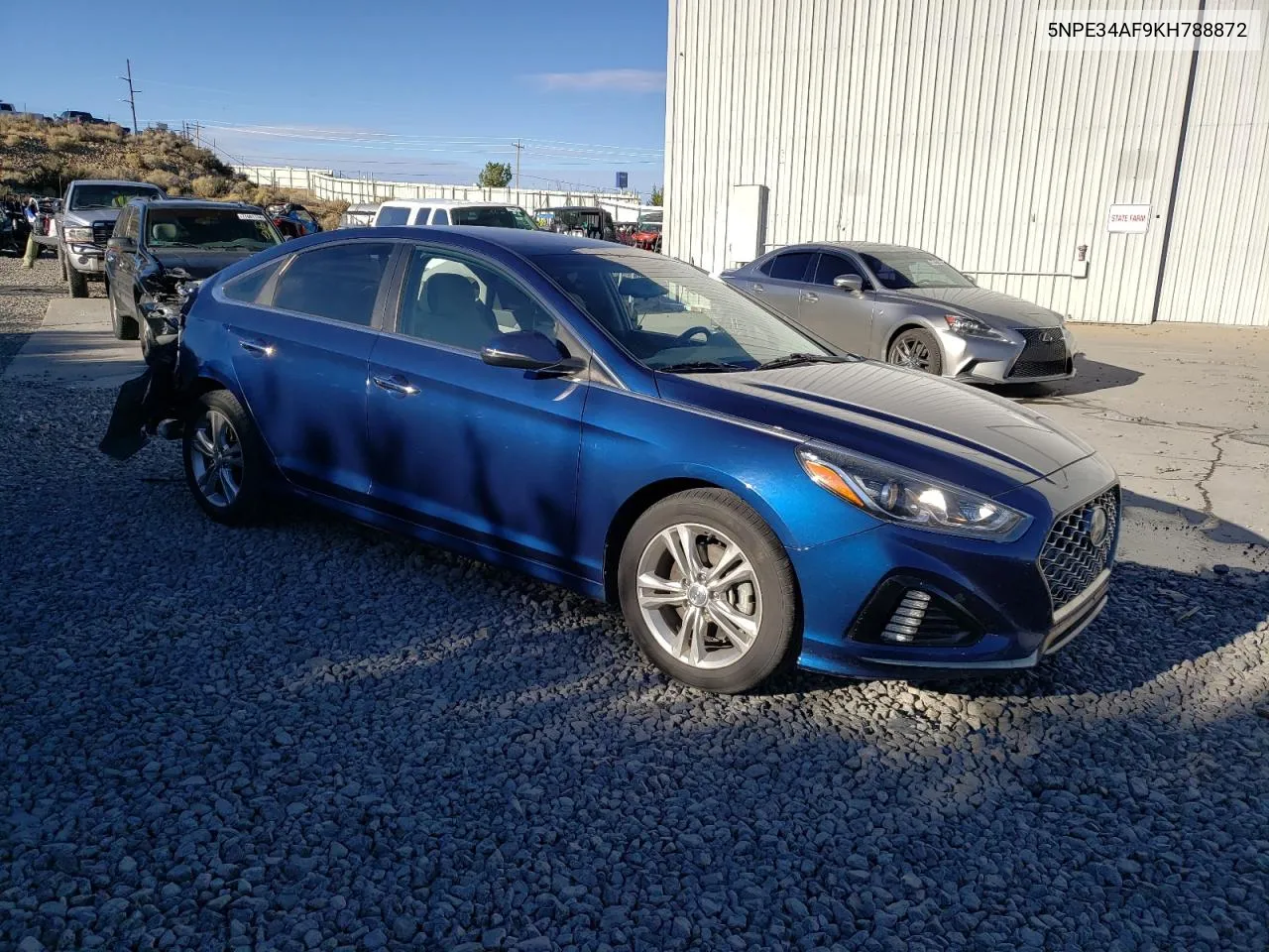 2019 Hyundai Sonata Limited VIN: 5NPE34AF9KH788872 Lot: 77195894