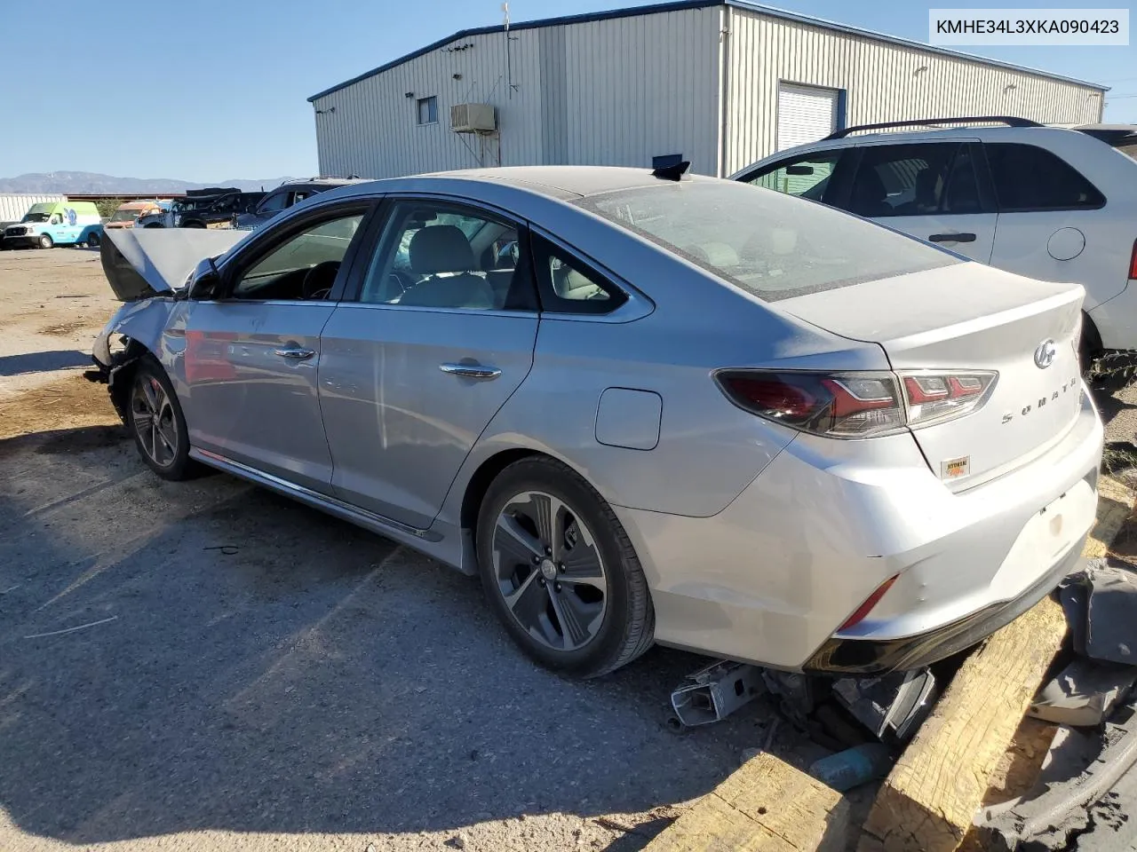 2019 Hyundai Sonata Hybrid VIN: KMHE34L3XKA090423 Lot: 77391154