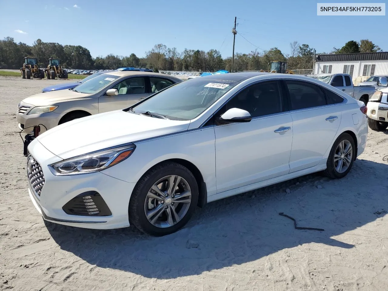 2019 Hyundai Sonata Limited VIN: 5NPE34AF5KH773205 Lot: 77411574