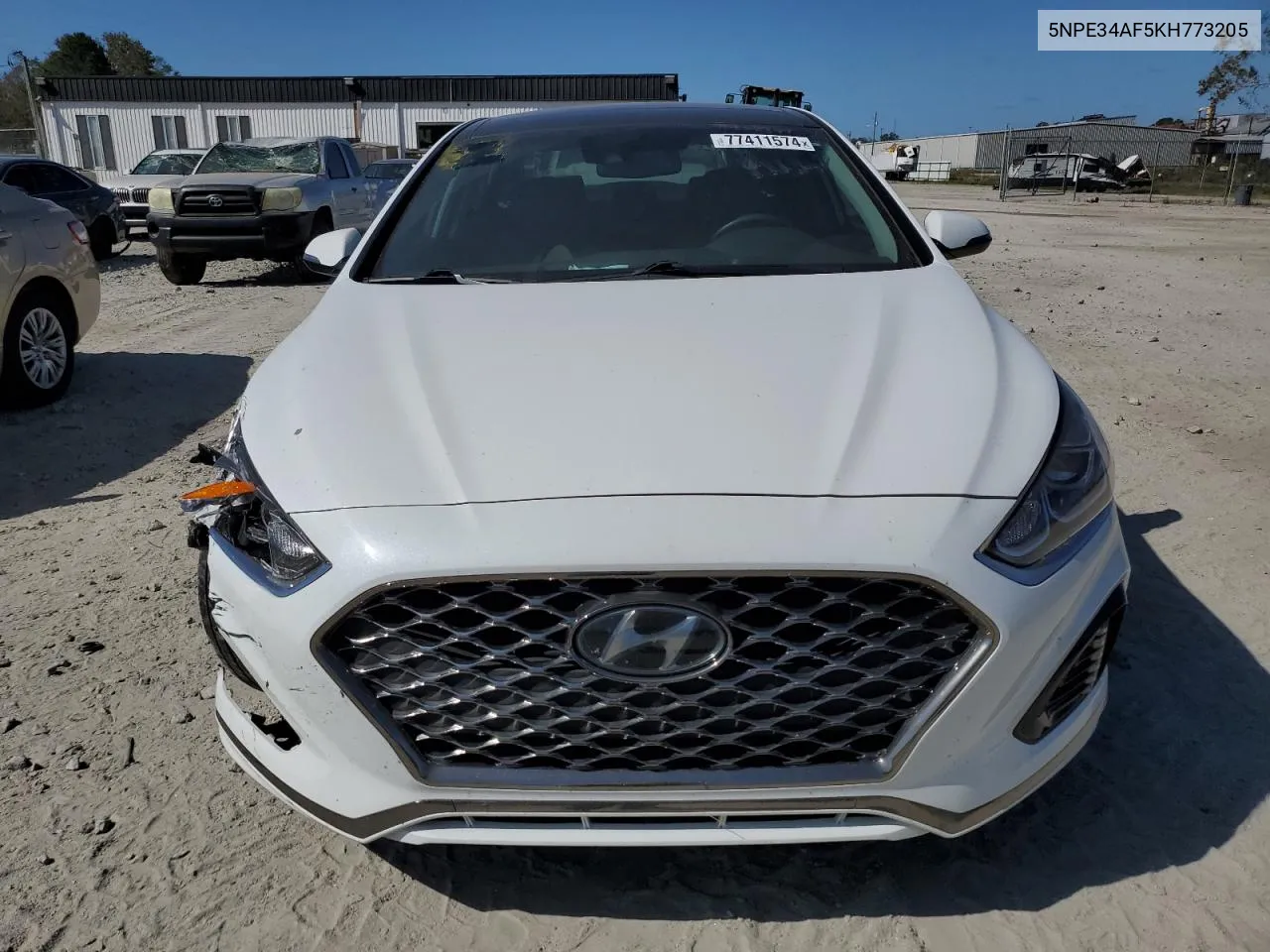 2019 Hyundai Sonata Limited VIN: 5NPE34AF5KH773205 Lot: 77411574