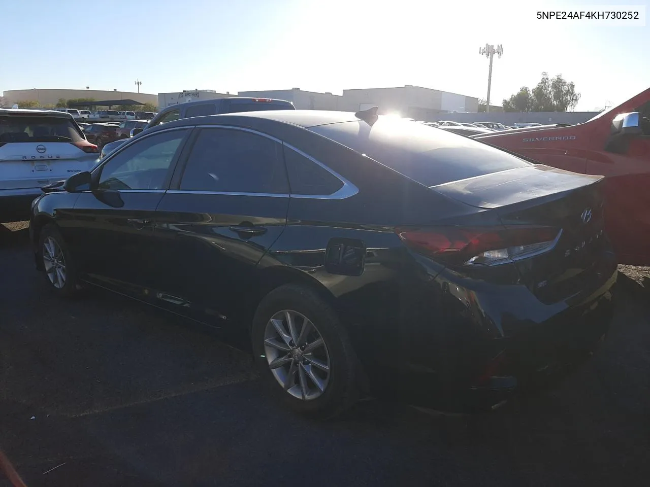 2019 Hyundai Sonata Se VIN: 5NPE24AF4KH730252 Lot: 77434754