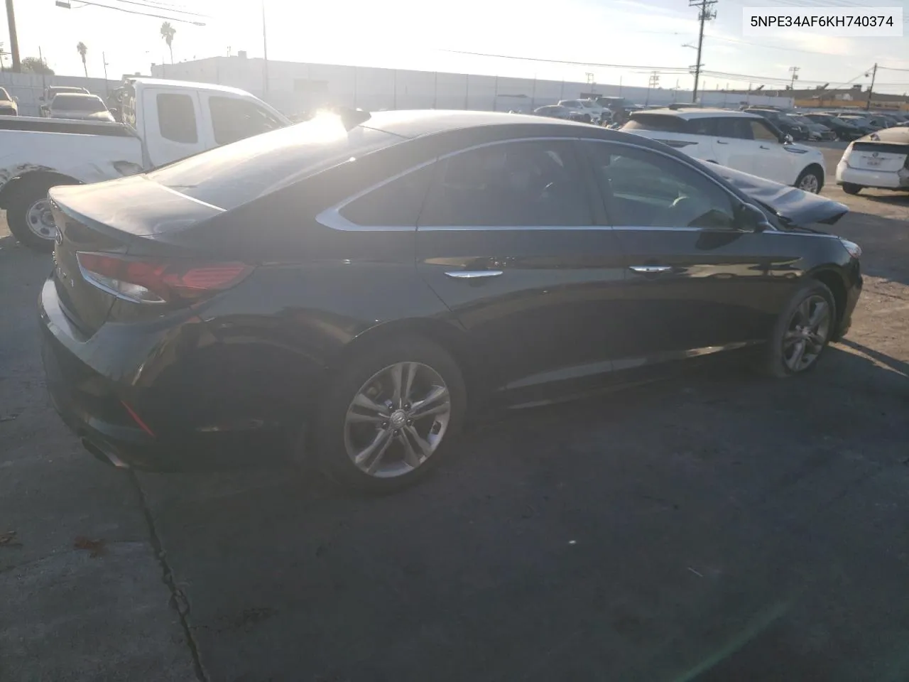 2019 Hyundai Sonata Limited VIN: 5NPE34AF6KH740374 Lot: 77467804