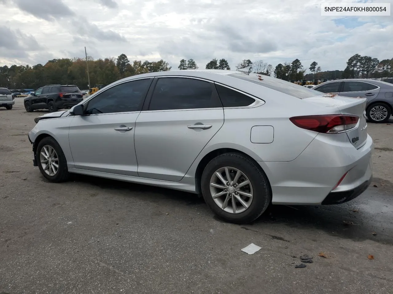 2019 Hyundai Sonata Se VIN: 5NPE24AF0KH800054 Lot: 77562734