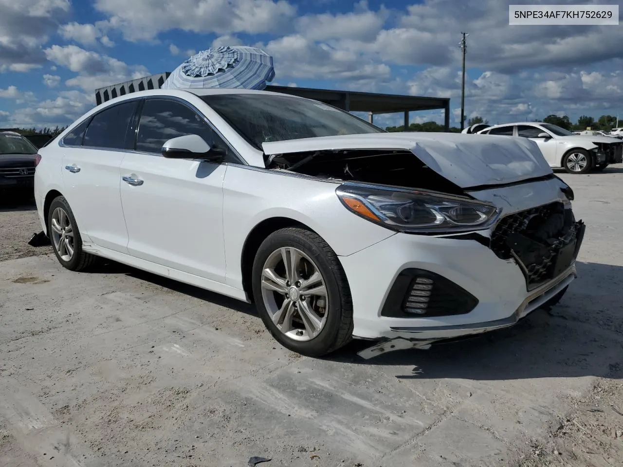 2019 Hyundai Sonata Limited VIN: 5NPE34AF7KH752629 Lot: 77579294