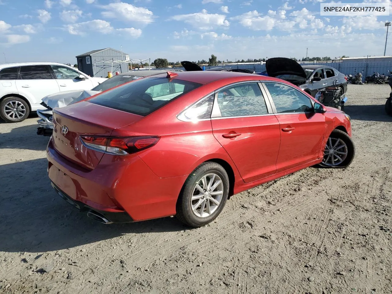 2019 Hyundai Sonata Se VIN: 5NPE24AF2KH777425 Lot: 77646134