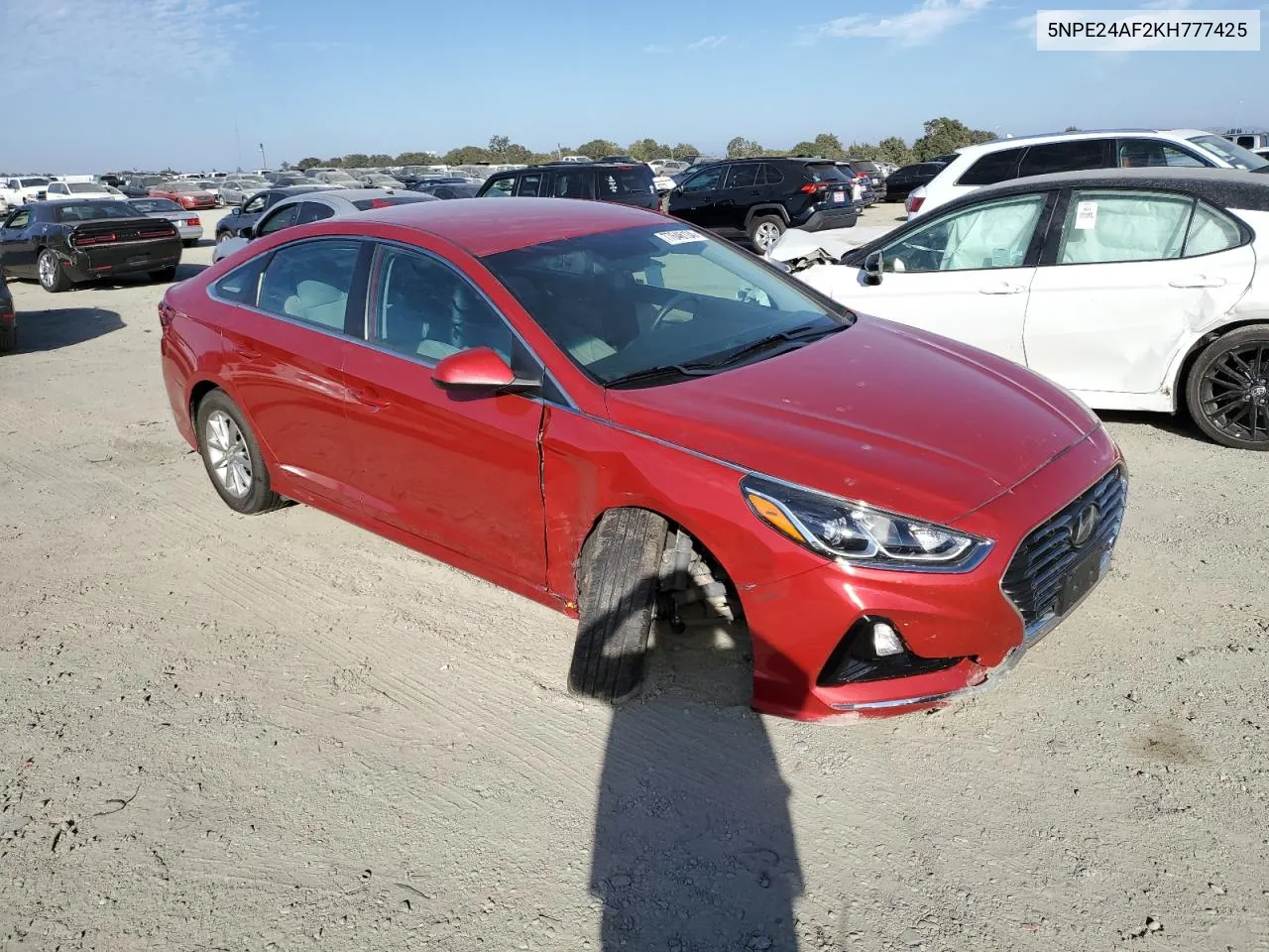 2019 Hyundai Sonata Se VIN: 5NPE24AF2KH777425 Lot: 77646134