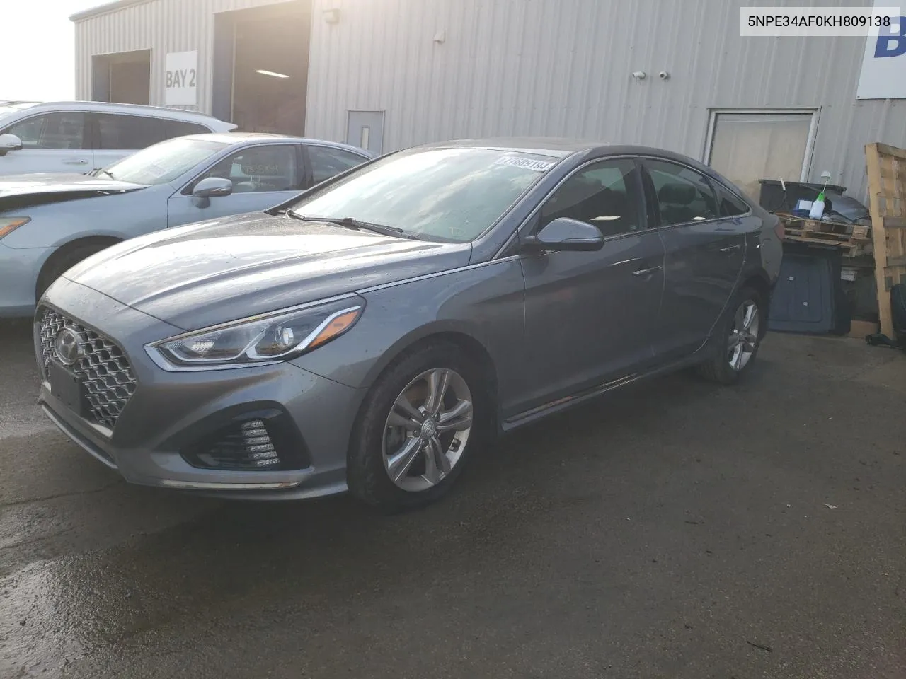 2019 Hyundai Sonata Limited VIN: 5NPE34AF0KH809138 Lot: 77689194