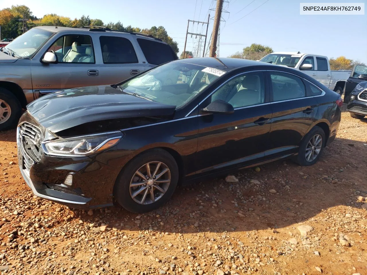 2019 Hyundai Sonata Se VIN: 5NPE24AF8KH762749 Lot: 77935814