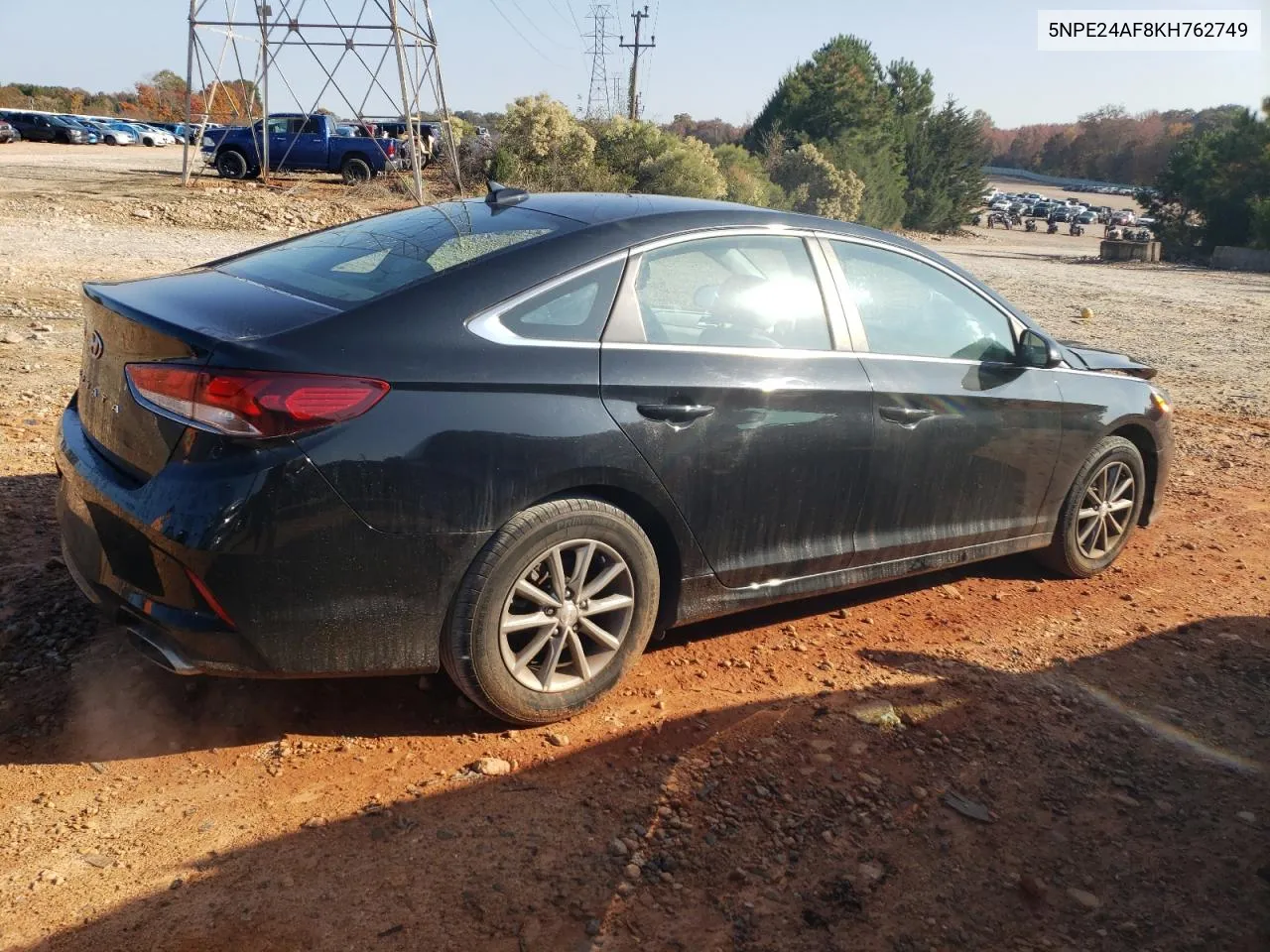 2019 Hyundai Sonata Se VIN: 5NPE24AF8KH762749 Lot: 77935814