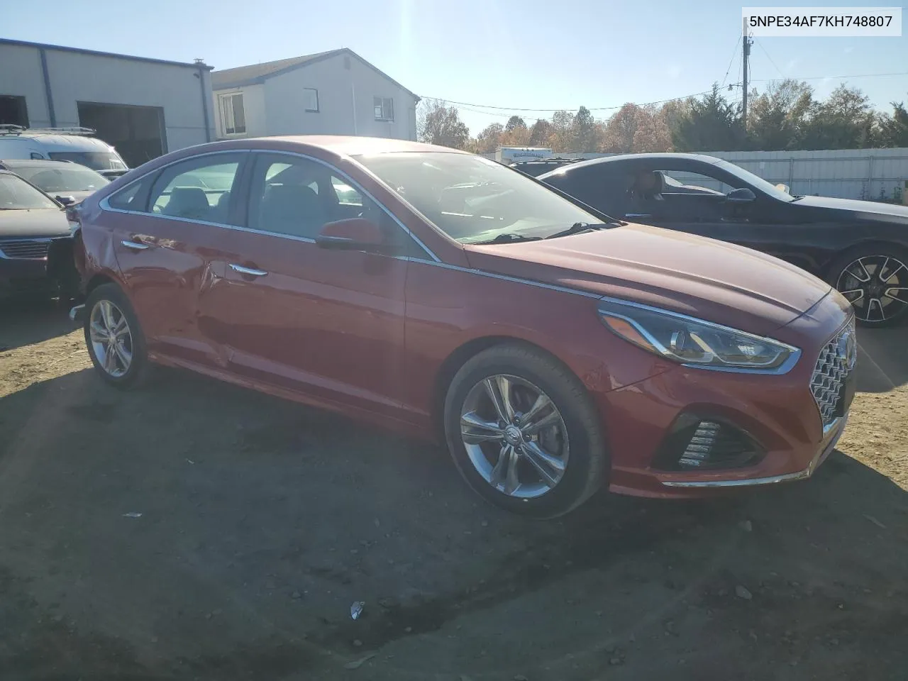 2019 Hyundai Sonata Limited VIN: 5NPE34AF7KH748807 Lot: 77944564