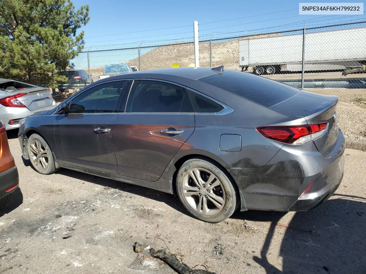 2019 Hyundai Sonata Limited VIN: 5NPE34AF6KH799232 Lot: 77956324