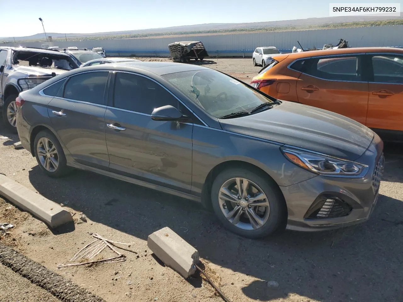 2019 Hyundai Sonata Limited VIN: 5NPE34AF6KH799232 Lot: 77956324