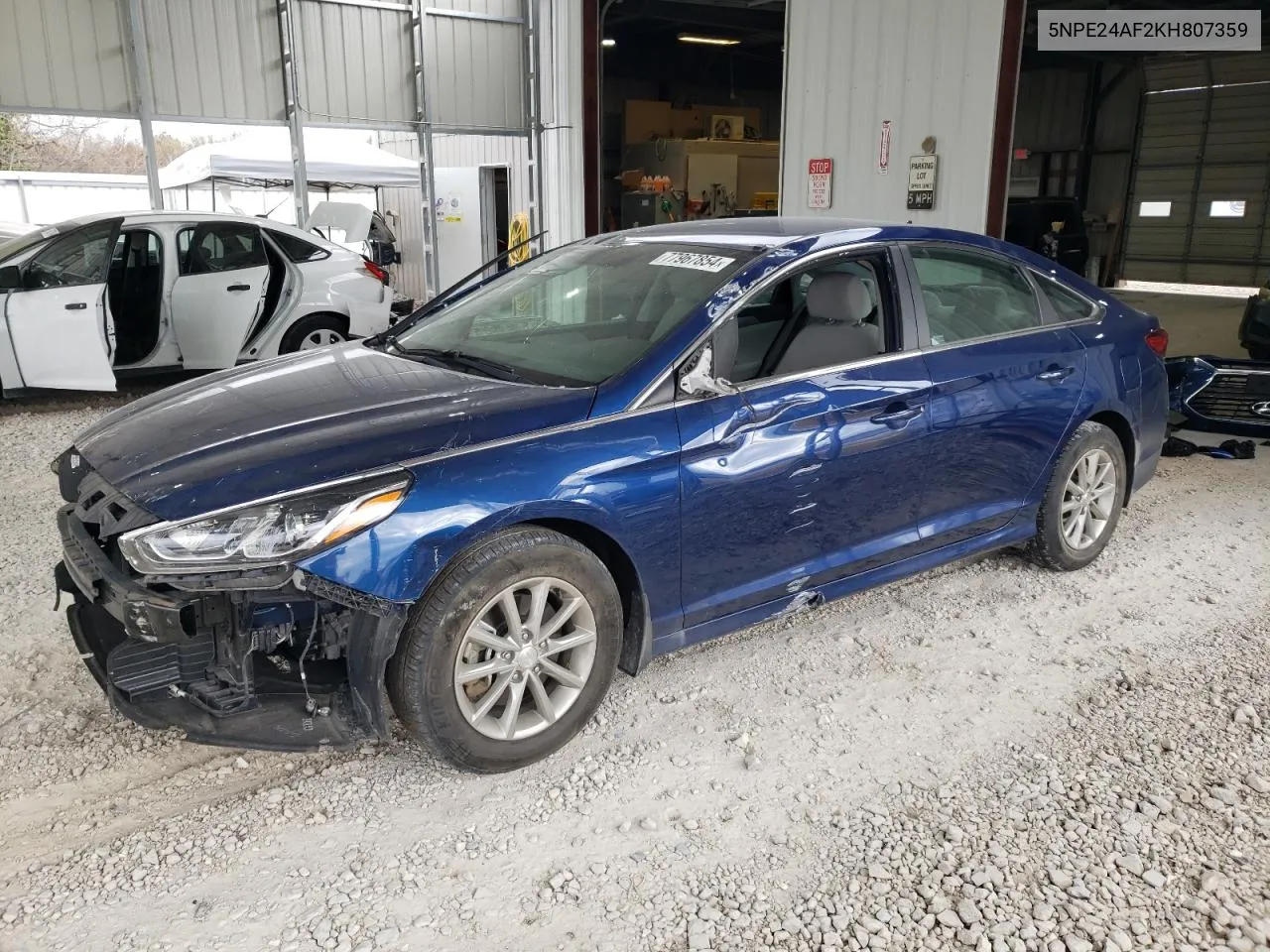 2019 Hyundai Sonata Se VIN: 5NPE24AF2KH807359 Lot: 77967854