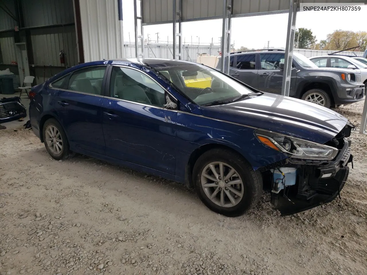 2019 Hyundai Sonata Se VIN: 5NPE24AF2KH807359 Lot: 77967854