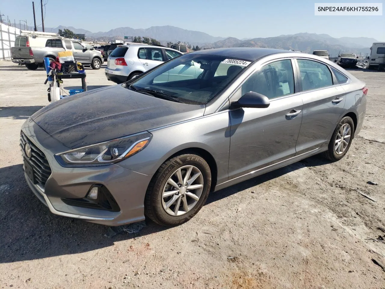 2019 Hyundai Sonata Se VIN: 5NPE24AF6KH755296 Lot: 78085224