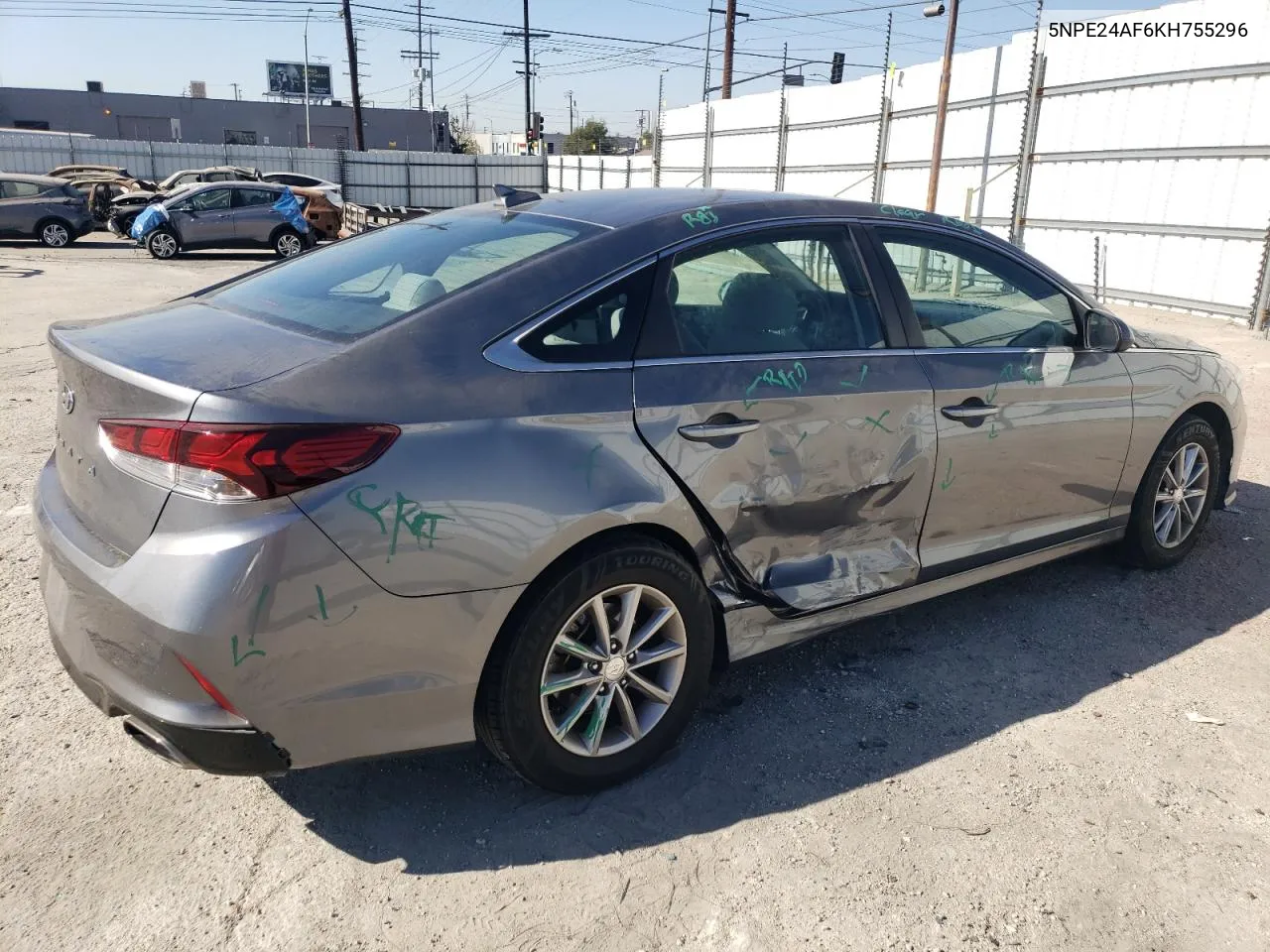 2019 Hyundai Sonata Se VIN: 5NPE24AF6KH755296 Lot: 78085224