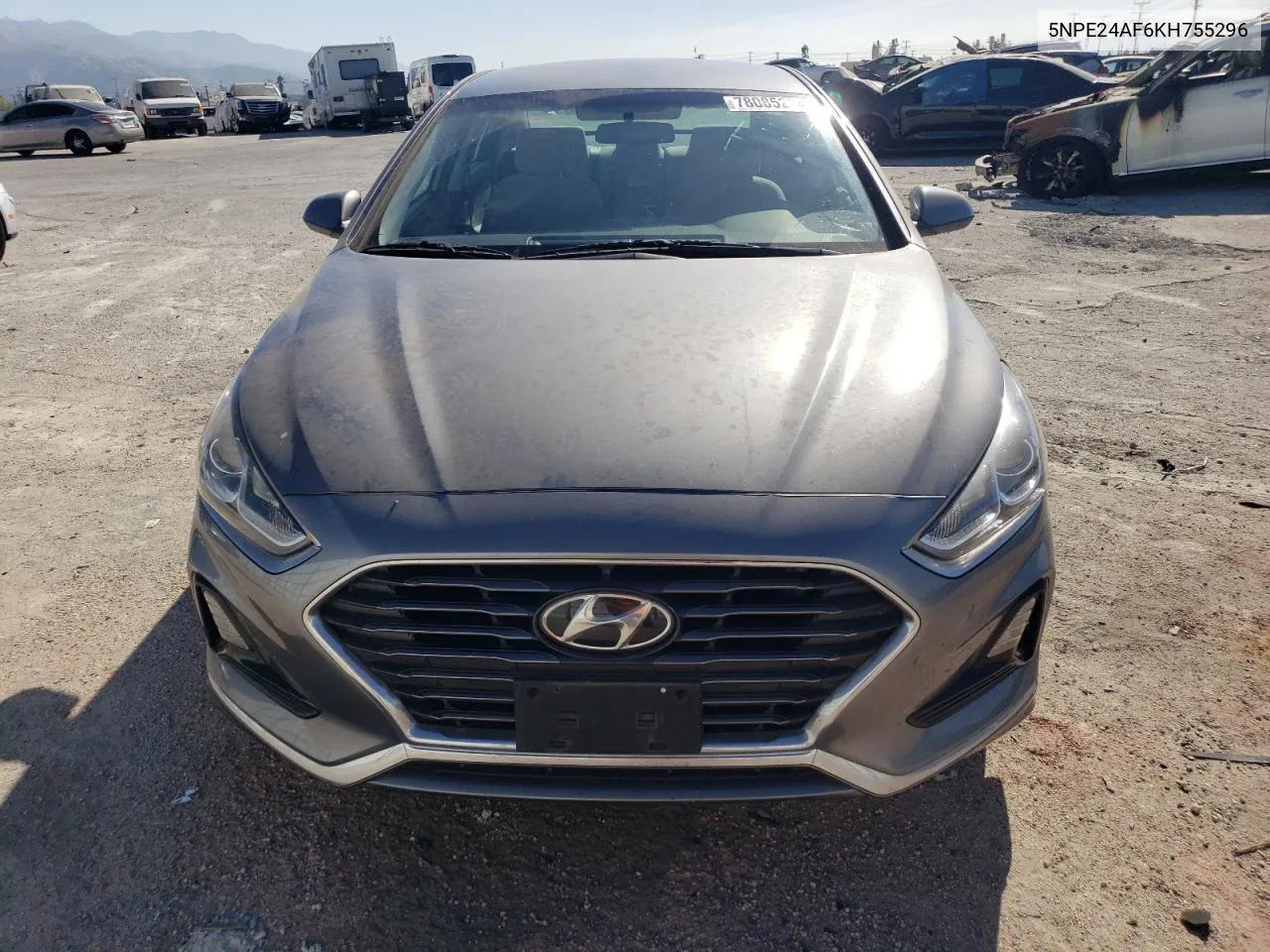 2019 Hyundai Sonata Se VIN: 5NPE24AF6KH755296 Lot: 78085224