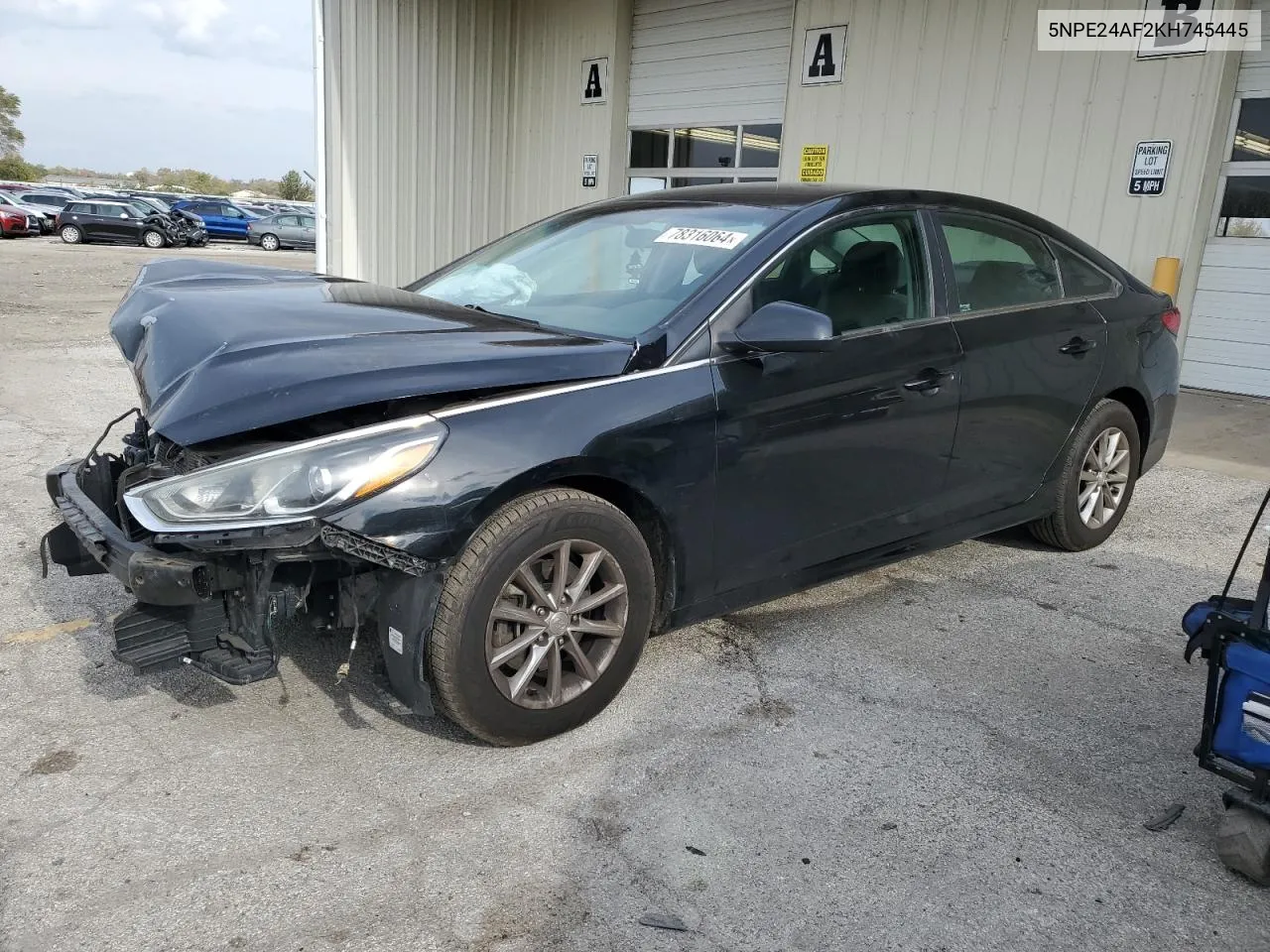 2019 Hyundai Sonata Se VIN: 5NPE24AF2KH745445 Lot: 78316064