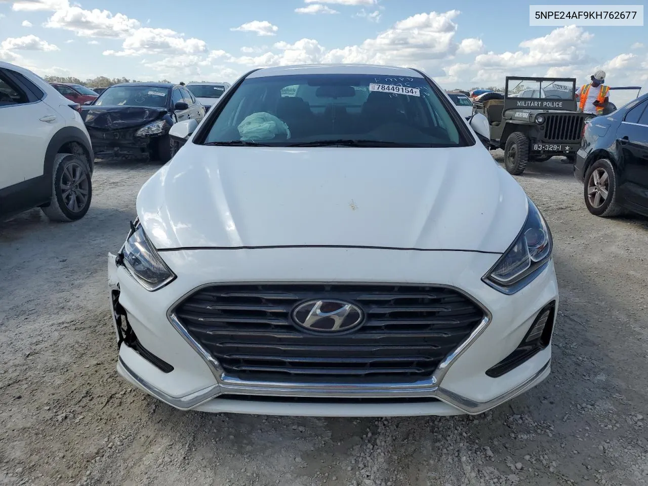 2019 Hyundai Sonata Se VIN: 5NPE24AF9KH762677 Lot: 78449154