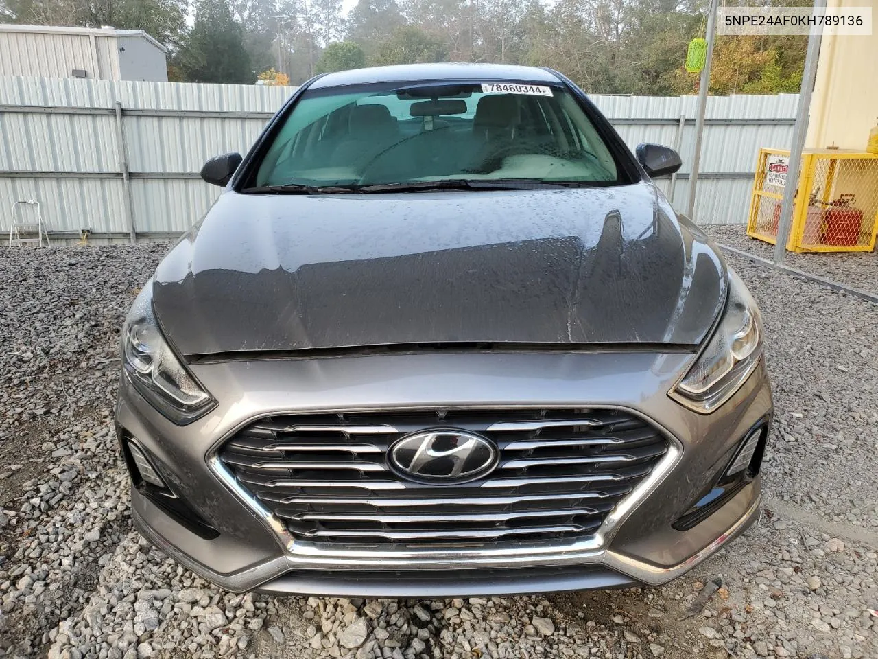 2019 Hyundai Sonata Se VIN: 5NPE24AF0KH789136 Lot: 78460344