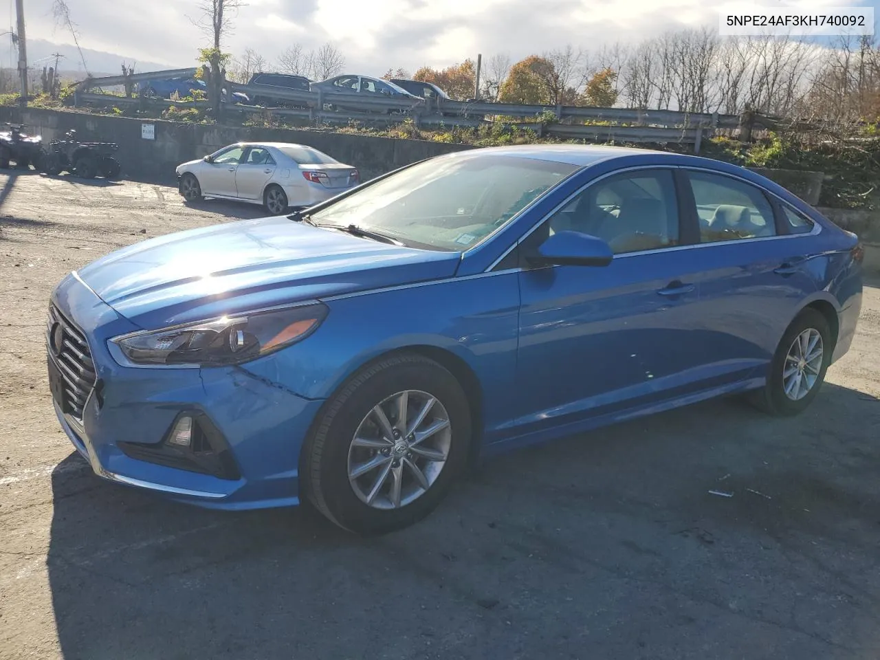 2019 Hyundai Sonata Se VIN: 5NPE24AF3KH740092 Lot: 78810174