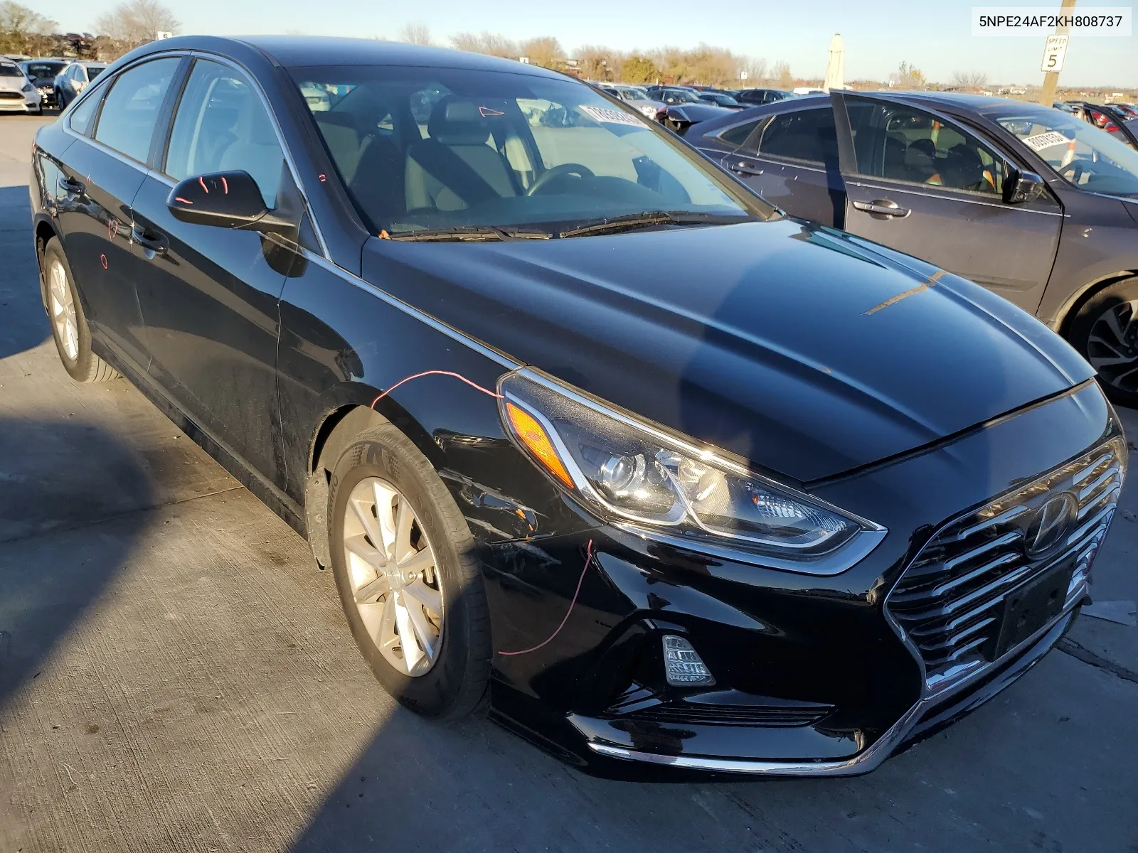 2019 Hyundai Sonata Se VIN: 5NPE24AF2KH808737 Lot: 78939243