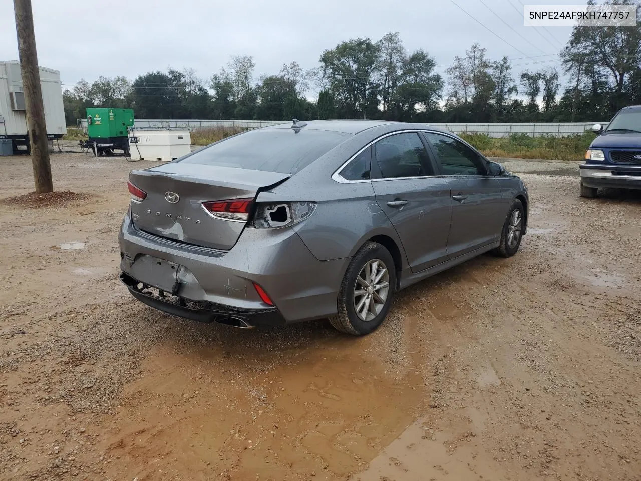 2019 Hyundai Sonata Se VIN: 5NPE24AF9KH747757 Lot: 78992574