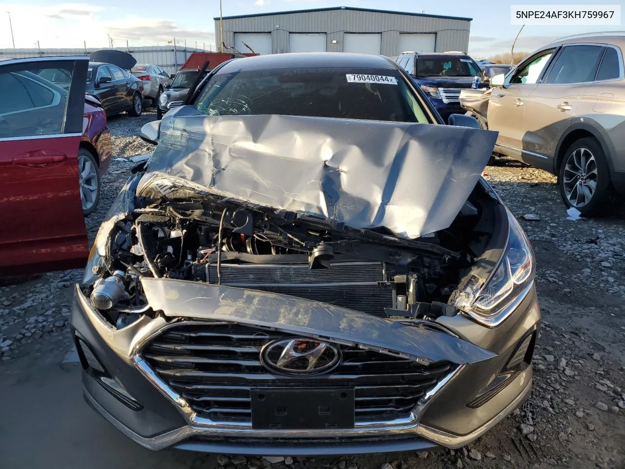 2019 Hyundai Sonata Se VIN: 5NPE24AF3KH759967 Lot: 79040044